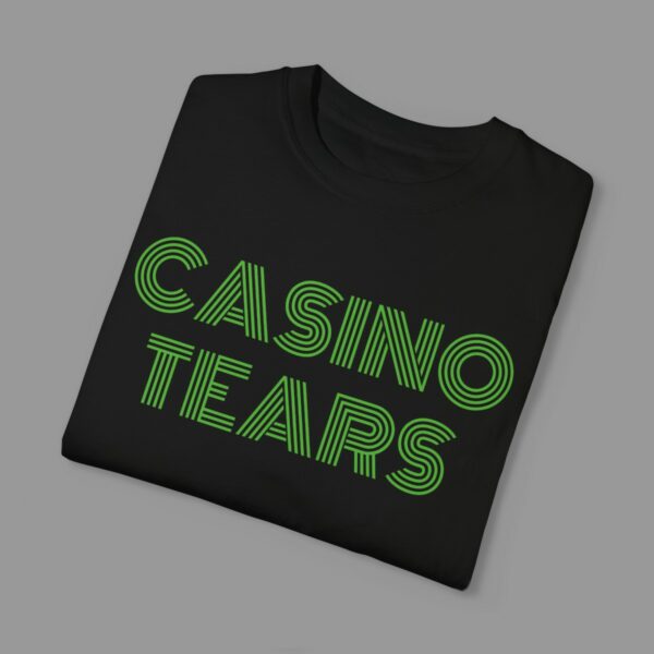 Casino Tears Black, Money Green T-Shirt