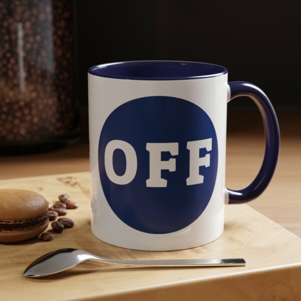July 4th On/OFF American Flag PUCK Mug - Image 2
