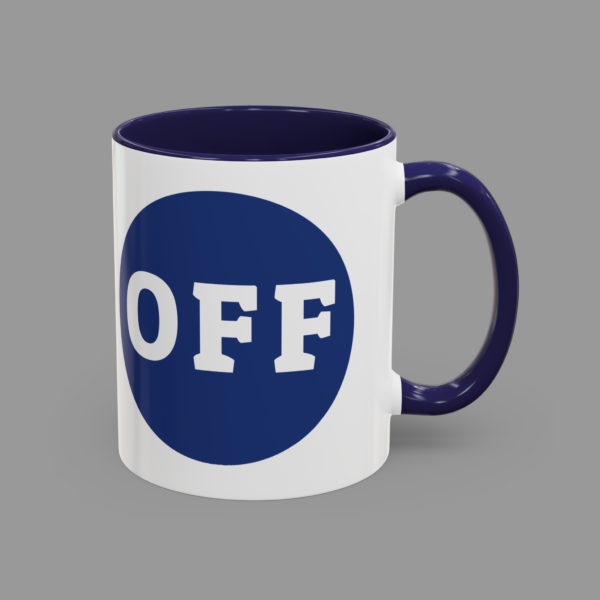 July 4th On/OFF American Flag PUCK Mug - Image 4