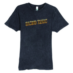 Limited Edition - Casino Tears T-Shirt - Crewneck Tee, Vintage Black
