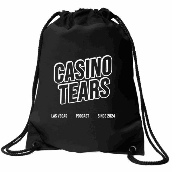 Casino Tears Drawstring Bag