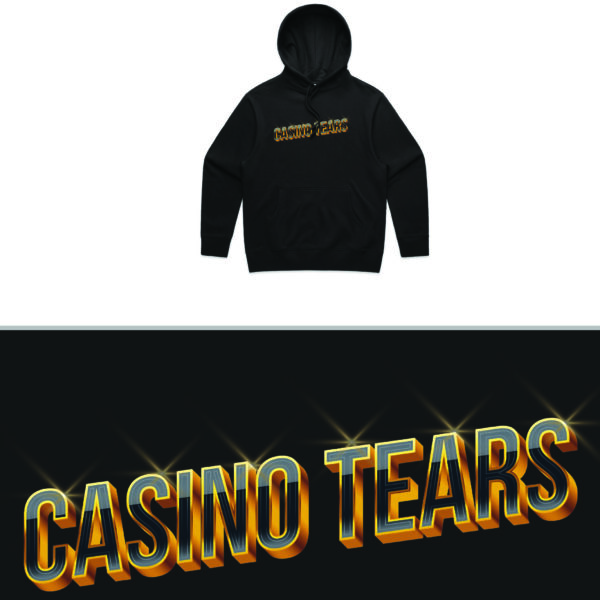 SUMMER SALE! Limited Edition - Casino Tears Black Hoodie - Image 2